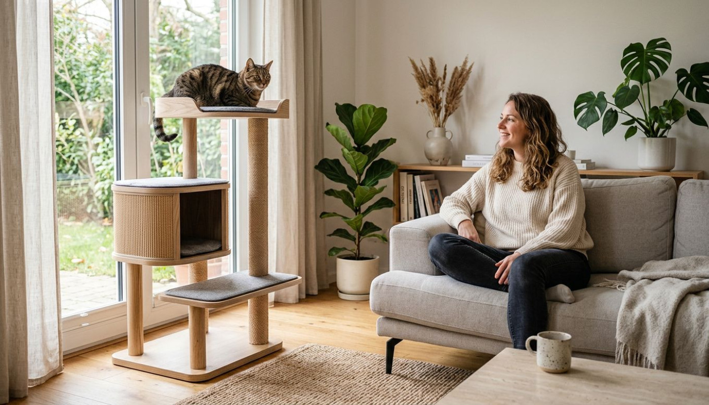 Quand design rime avec bien-être : l’impact visuel de l’arbre à chat dans votre salon